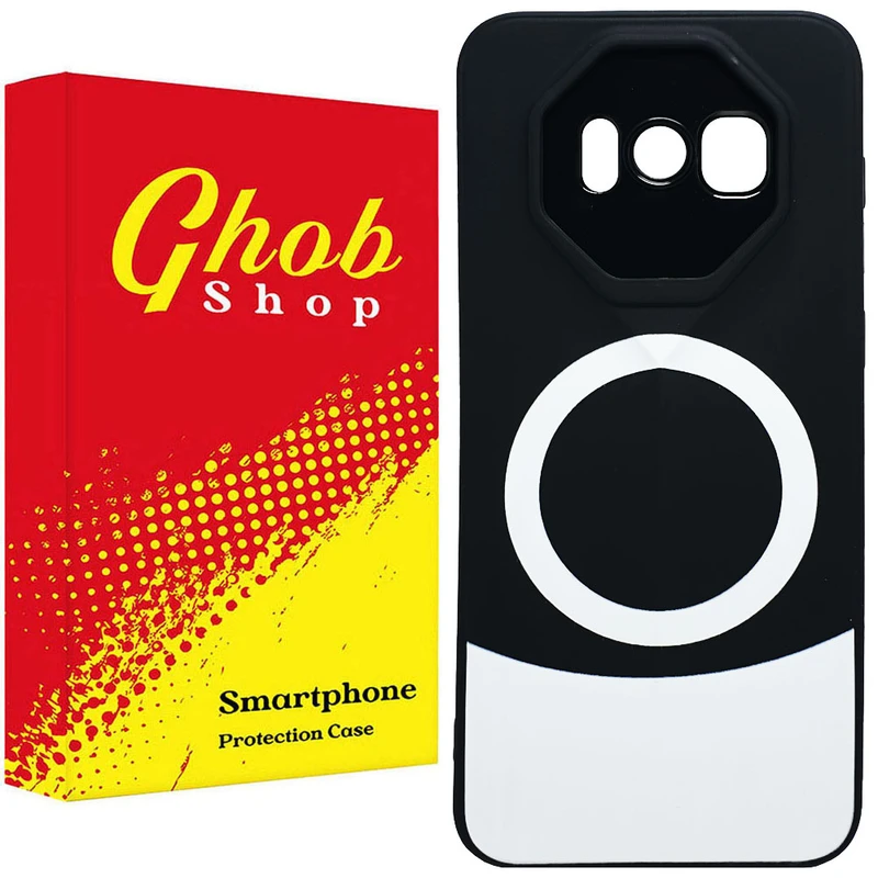 کاور قاب شاپ مدل مگ سیف طرح دو رنگ مناسب برای گوشی موبایل سامسونگ Galaxy S8 Plus