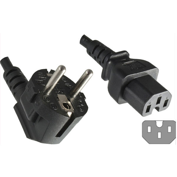 کابل برق 3 پین منبع تغذیه بافو مدل EU-C15 3Cx1.5MM طول 3 متر