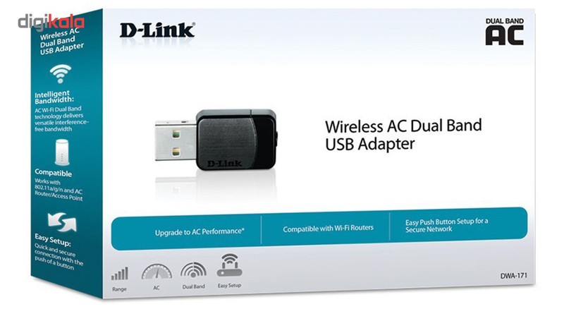 کارت شبکه بی سیم USB دی لینک مدل DWA-171
