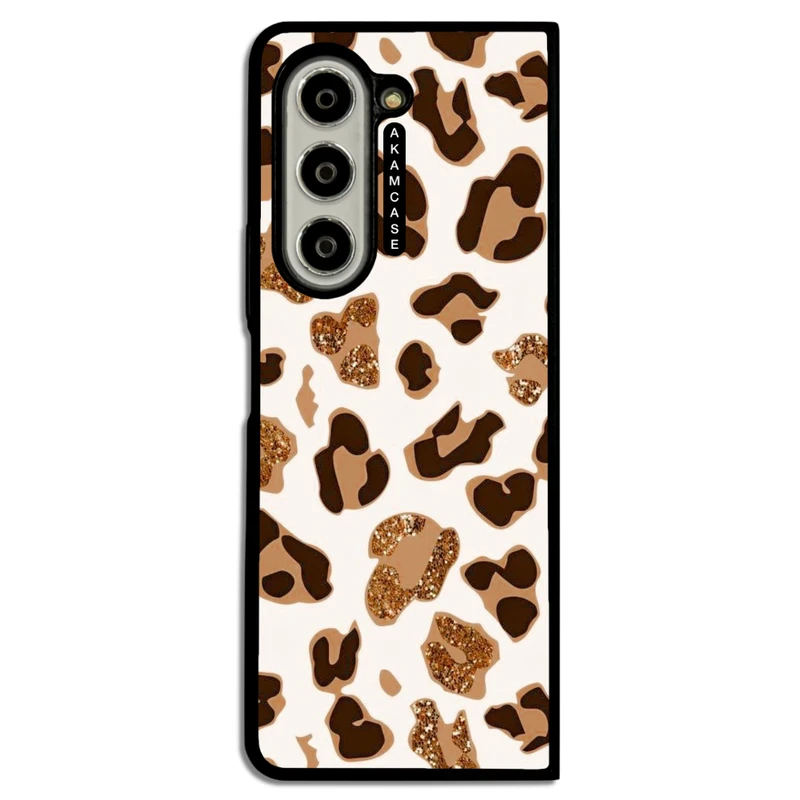 کاور آکام مدل AMCWSGZFOLD5-PANTHER PATTERN2 مناسب برای گوشی موبایل سامسونگ Galaxy Z Fold 5