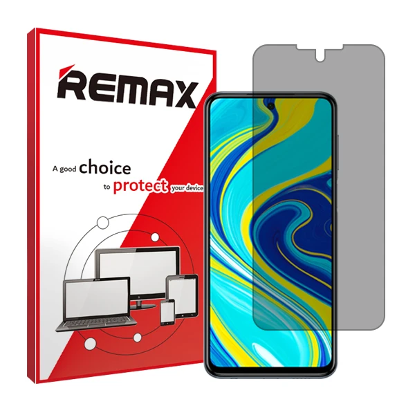 محافظ صفحه نمایش حریم شخصی ریمکس مدل HyPRV مناسب برای گوشی موبایل شیائومی Redmi Note 9S