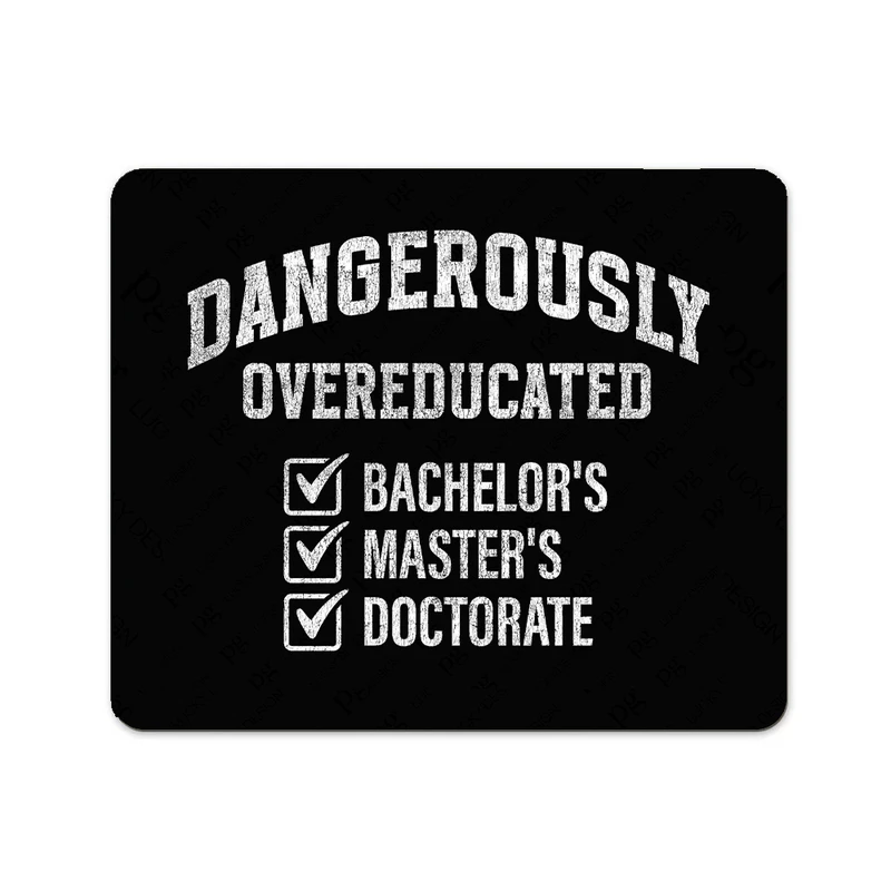 ماوس پد پاد آفرین مدل دانشگاه دانشجو ارشد دکتری کد P606 سایز 19*24 سانتی متر