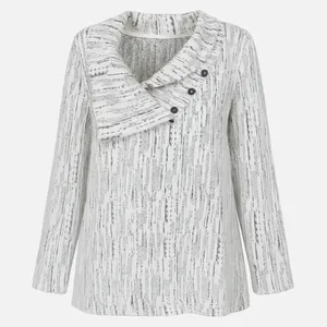 پلیور یقه برگردان زنانه مدل 1829