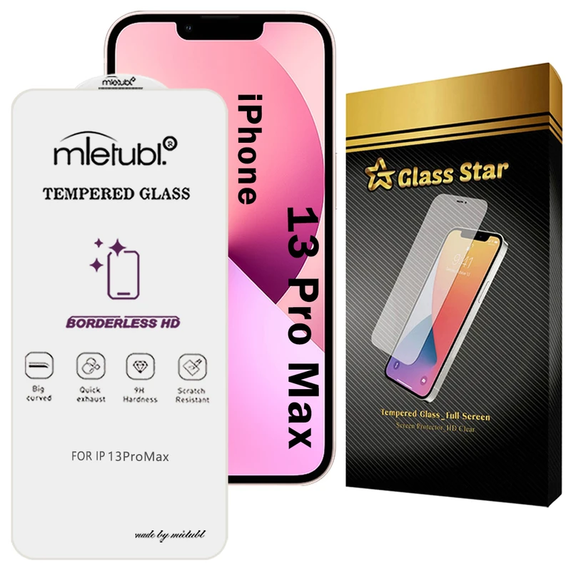محافظ صفحه نمایش گلس استار مدل WSUPERSS مناسب برای گوشی موبایل اپل iPhone 13 Pro Max