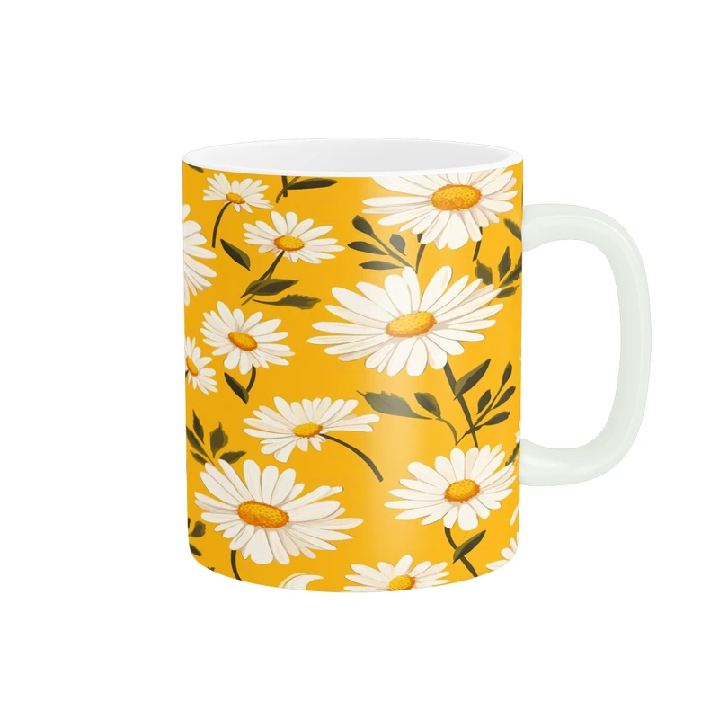 ماگ پادآفرین مدل فانتزی تابستونی طرح گل کد p9750