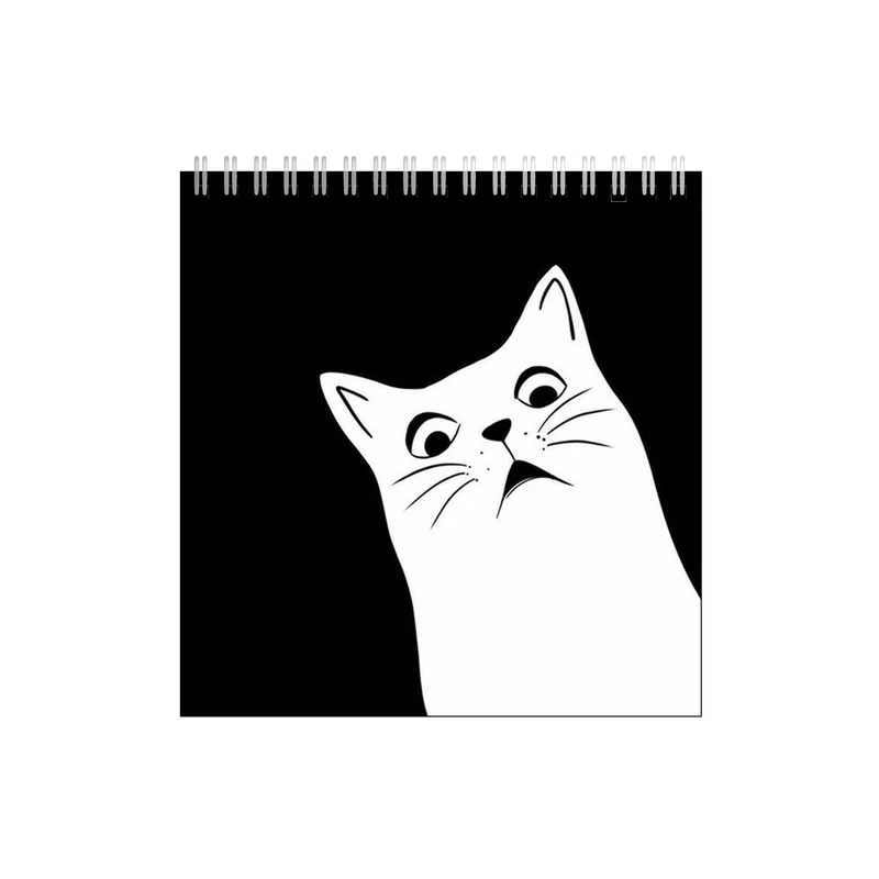 دفتر طراحی طرح گربه متعجب کد 2598891