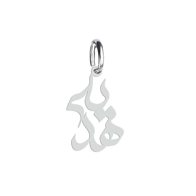 آویز گردنبند نقره هایکا طرح هدیه مدل n.ha 476