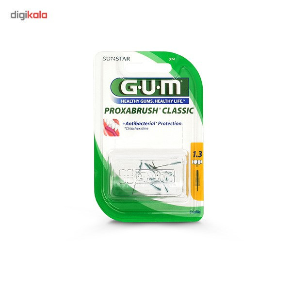 سری یدک مسواک بین دندانی جی یو ام مدل Proxabrush Classic سایز 1.3