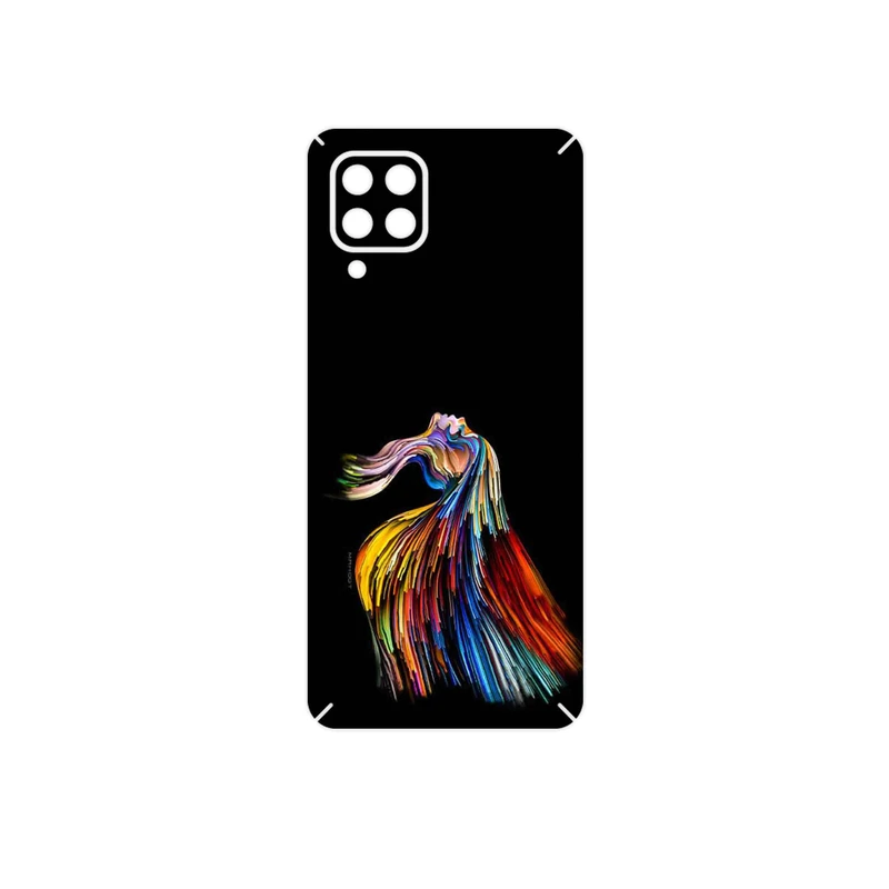 برچسب پوششی ماهوت مدل Rainbow Hair Digital Art مناسب برای گوشی موبایل سامسونگ Galaxy M32