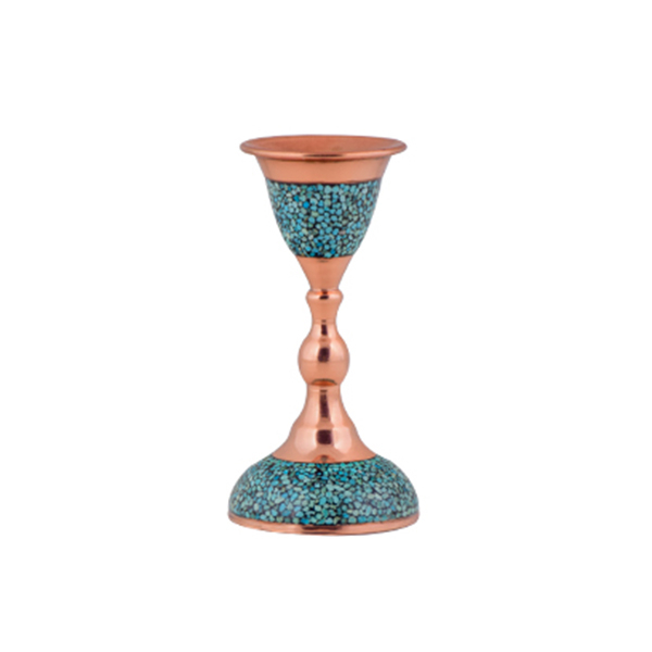 شمعدان فیروزه کوبی آقاجانی مدل F061 کد 12