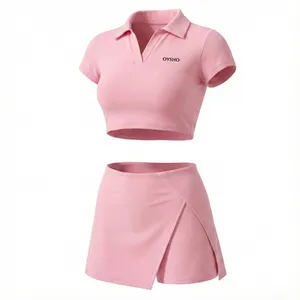 ست نیم‌تنه و شلوارک ورزشی زنانه مدل Vibe Check