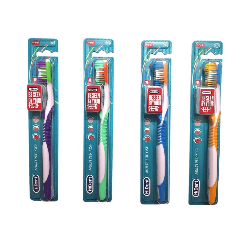 مسواک های دنت مدل 933 با برس سخت مجموعه 4 عددی