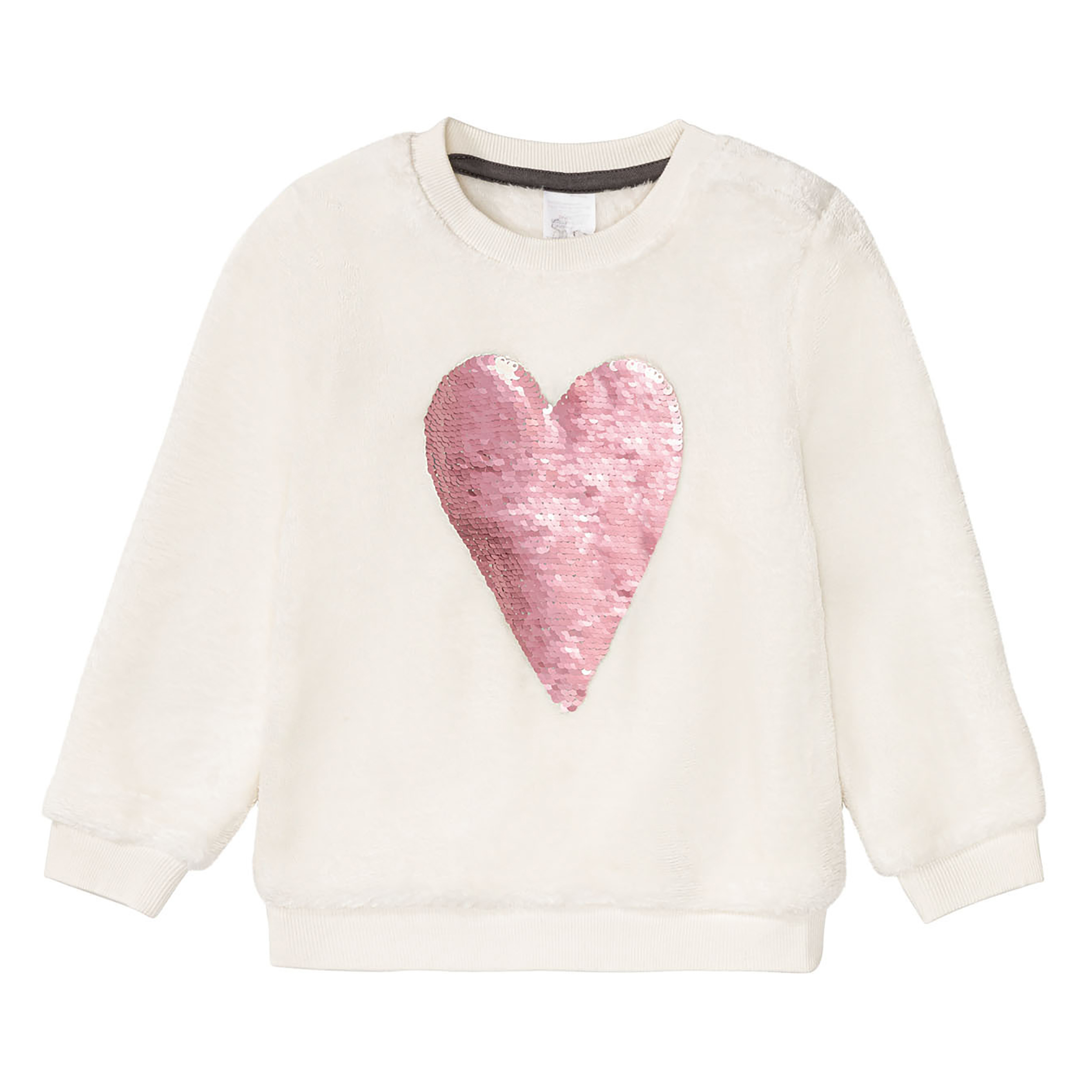 سویشرت دخترانه لوپیلو مدل Heart sequins - تدی