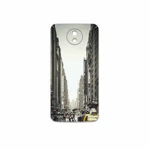 MAHOOT New York City Cover Sticker for Motorola Moto C Plus