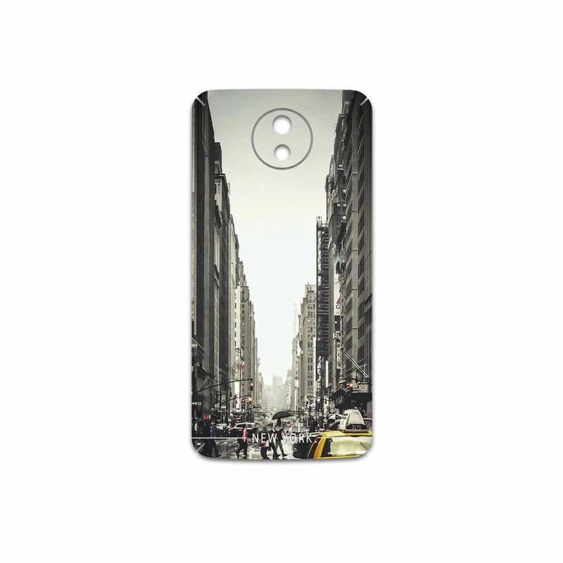 برچسب پوششی ماهوت مدل New York City مناسب برای گوشی موبایل موتورولا Moto C Plus