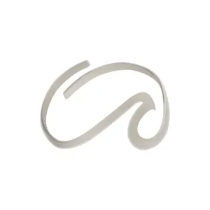 انگشتر نقره زنانه دلی جم طرح موج   کد D 449