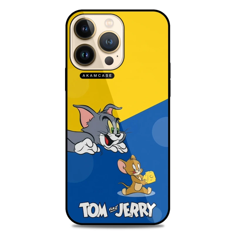 کاور آکام مدل AMC-WA13PRO-TOM & JERRY15 مناسب برای گوشی موبایل اپل iPhone 13 Pro