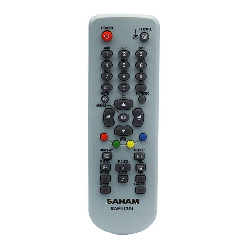 ریموت کنترل تلویزیون صنام مدل 11251