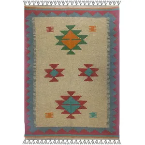 گلیم دستبافت یک متری کد pad 24123