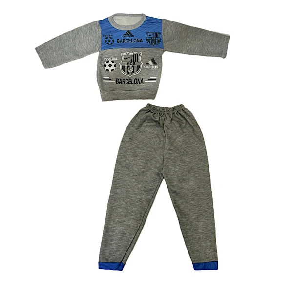 ست تی‌شرت آستین بلند و شلوار راحتی پسرانه مدل 0127