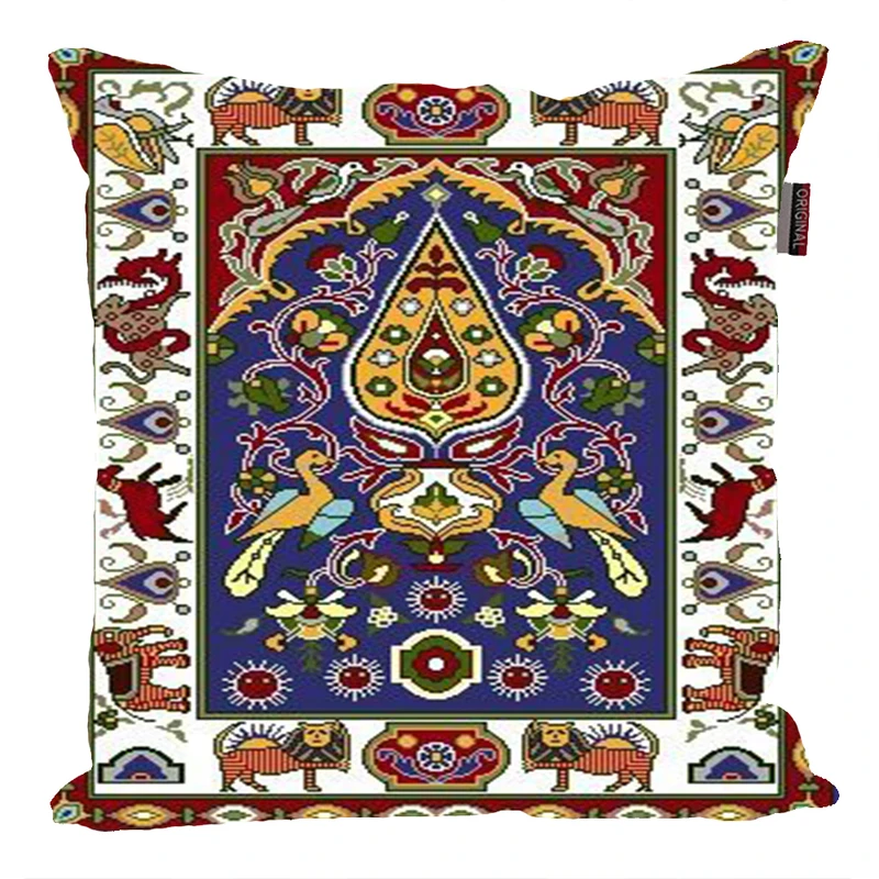 کوسن ناریکو طرح فرش قالیچه سنتی کد 03407