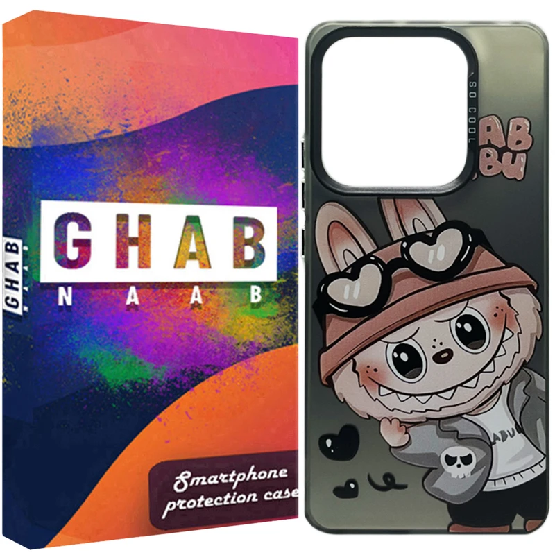 کاور قاب ناب مدل Socool طرح Labubu 02 مناسب برای گوشی موبایل شیائومی Redmi Note 13 Pro 4G / Note 14s / Poco M6 Pro 4G