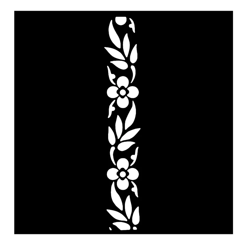  شابلون باتیس آرت طرح حاشیه گل کد 50-506