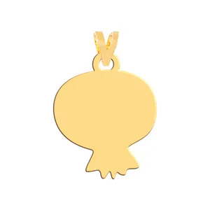 آویز گردنبند طلا 18 عیار زنانه فرشته مدل طرح انار یلدا کد WNL-000655