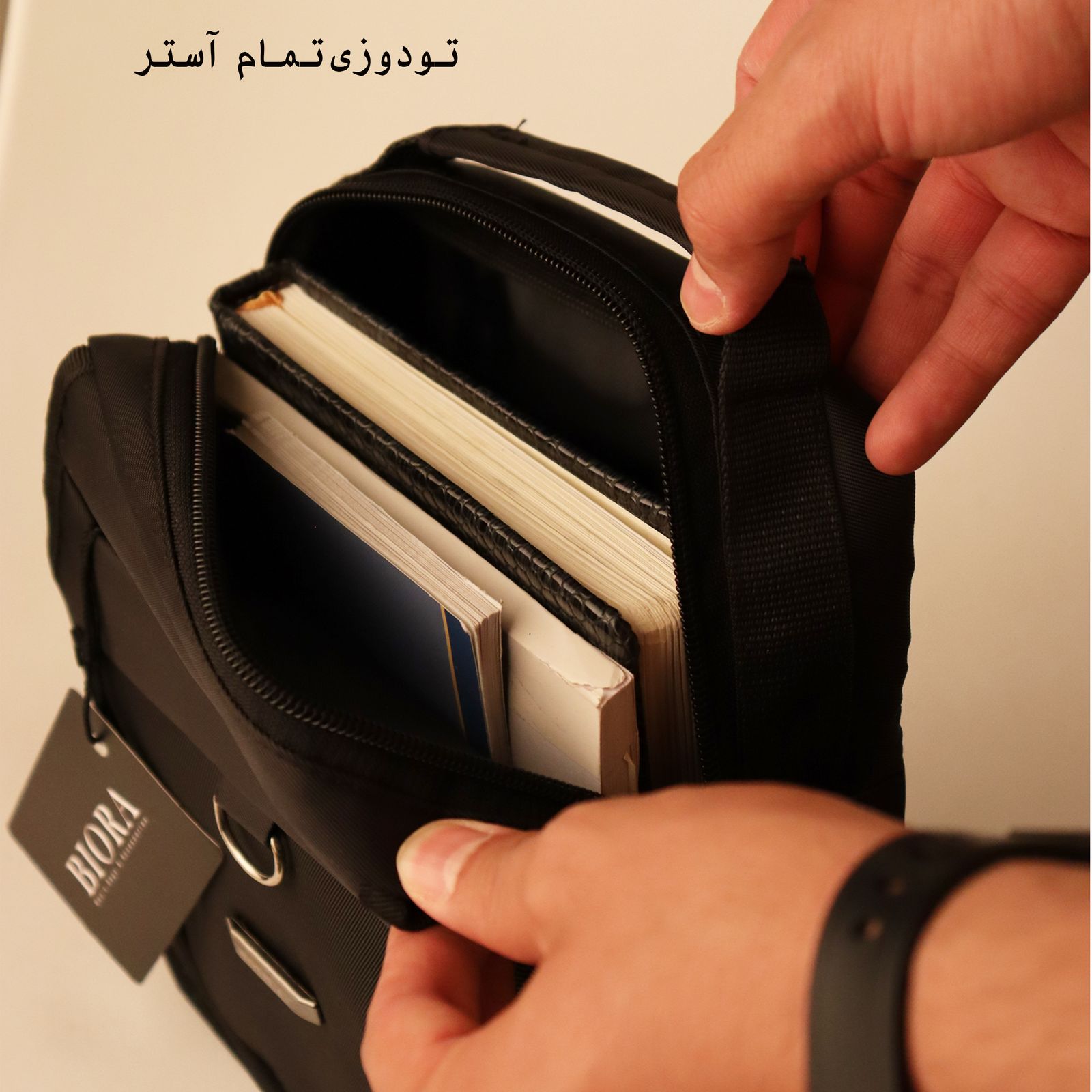 کیف دستی مردانه بیورا مدل برزنتی کد dbb76 -  - 21
