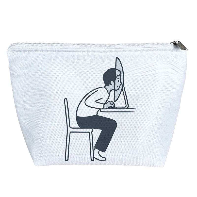 کیف لوازم آرایش دخترانه خندالو مدل غرق کامپیوتر کد 6402