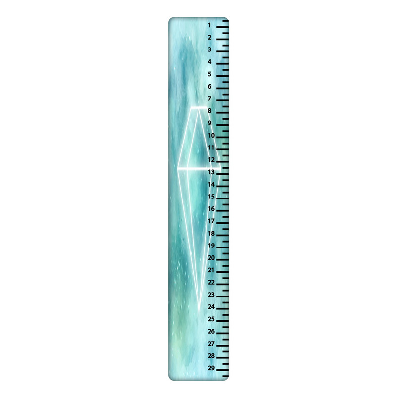 خط کش 30 سانتی متر طرح الماس کد 448