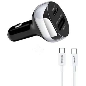شارژر فندکی 20 وات ایکس هانز مدل AC21 به همراه کابل تبدیل USB-C