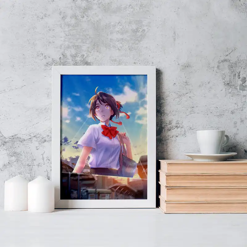 تابلو خندالو مدل میتسویا میامیزو انیمه یورنیم کد 16256