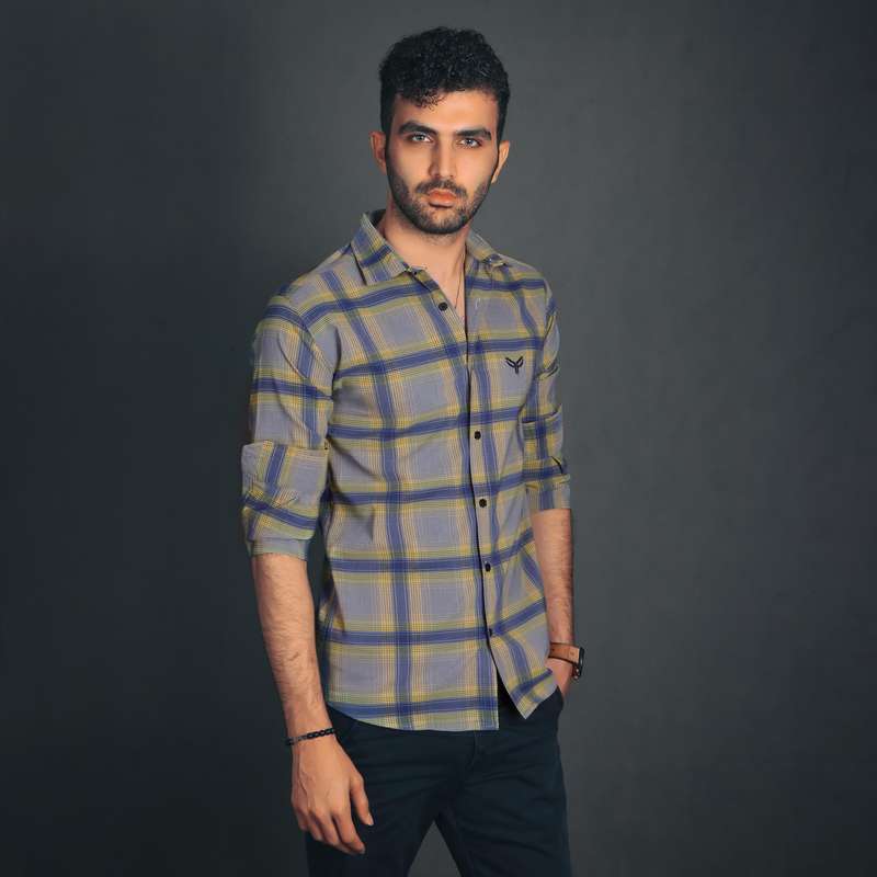پیراهن آستین بلند مردانه پیکی پوش مدل S04505