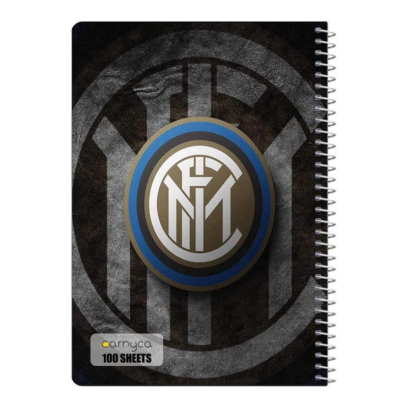 دفتر مشق 100 برگ سیمی کارنیکا طرح اینتر میلان Inter Milan کد 70578