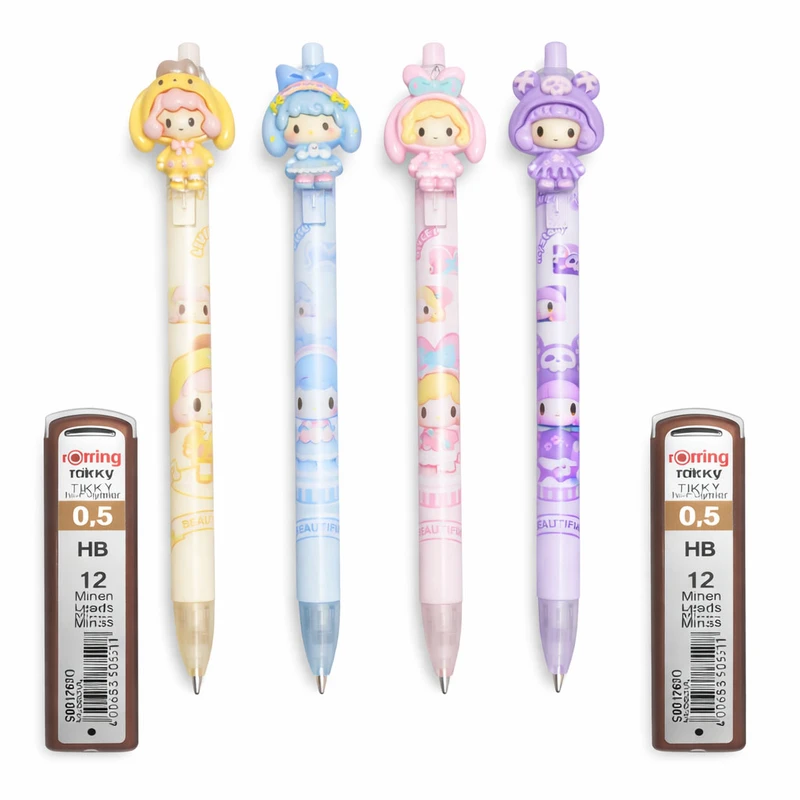 مداد نوکی 0.5 میلی متری کیوت سیگال کد 8838 به همراه نوک بسته 6 عددی