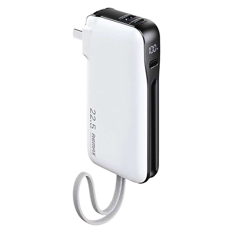 پاوربانک ریمکس مدل RPP-35-20W+22.5W-TYPE-C Cabled ظرفیت 10000 میلی آمپرساعت پاوربانک ریمکس مدل RPP-35-20W+22.5W-TYPE-C Cabled ظرفیت 10000 میلی آمپرساعت