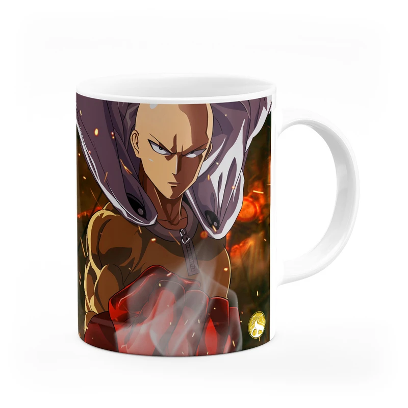 ماگ هومرو طرح انیمه مرد تک مشتی One Punch Man مدل MG2260