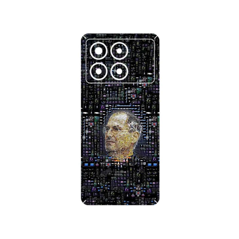 برچسب پوششی ماهوت مدل Collage of Steve Jobs 2 مناسب برای گوشی موبایل شیائومی Poco X6 Pro
