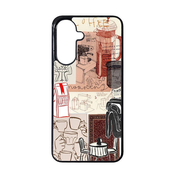 کاور گالری وبفر طرح قهوه مناسب برای گوشی موبایل سامسونگ galaxy a36