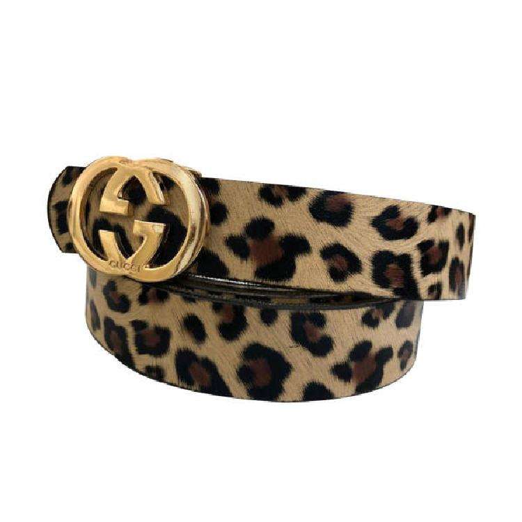 کمربند زنانه مدل پلنگی