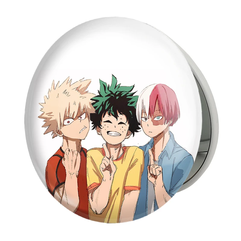 آینه جیبی خندالو طرح انیمه آکادمی قهرمان من My Hero Academia مدل تاشو کد 10082 