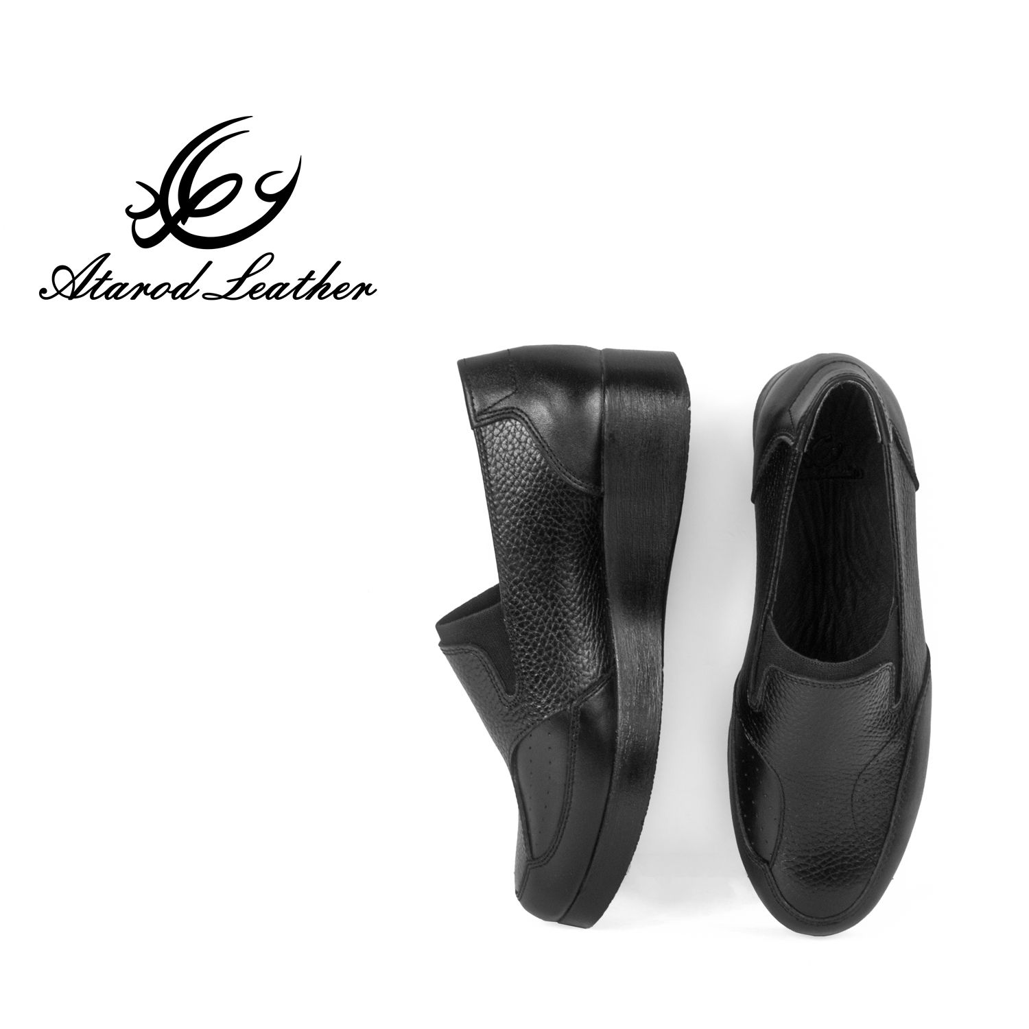 کفش طبی زنانه چرم عطارد مدل قوز شصت پا کد SH220 -  - 6