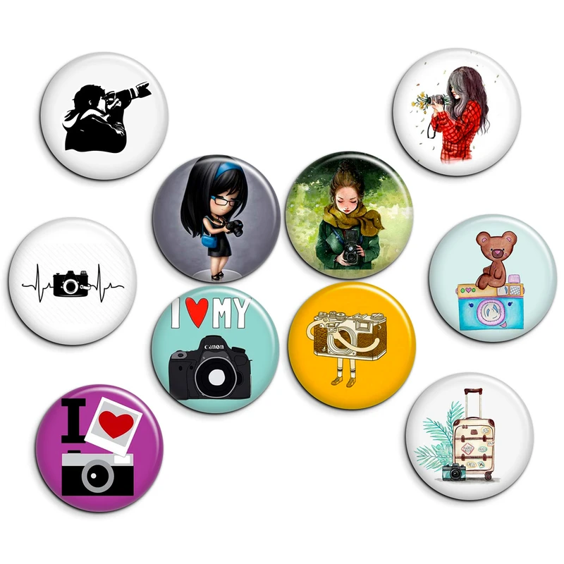 پیکسل پرمانه طرح عکاس کد pmg.6920 مجموعه 10 عددی