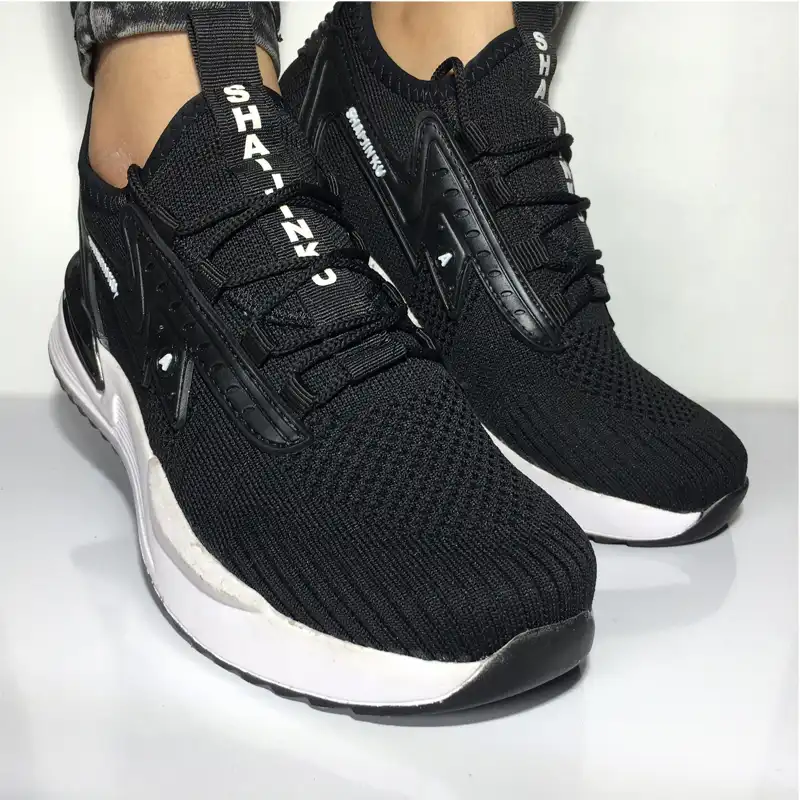 کفش پیاده روی مردانه مدل 01-new shaijinku -bk-wh