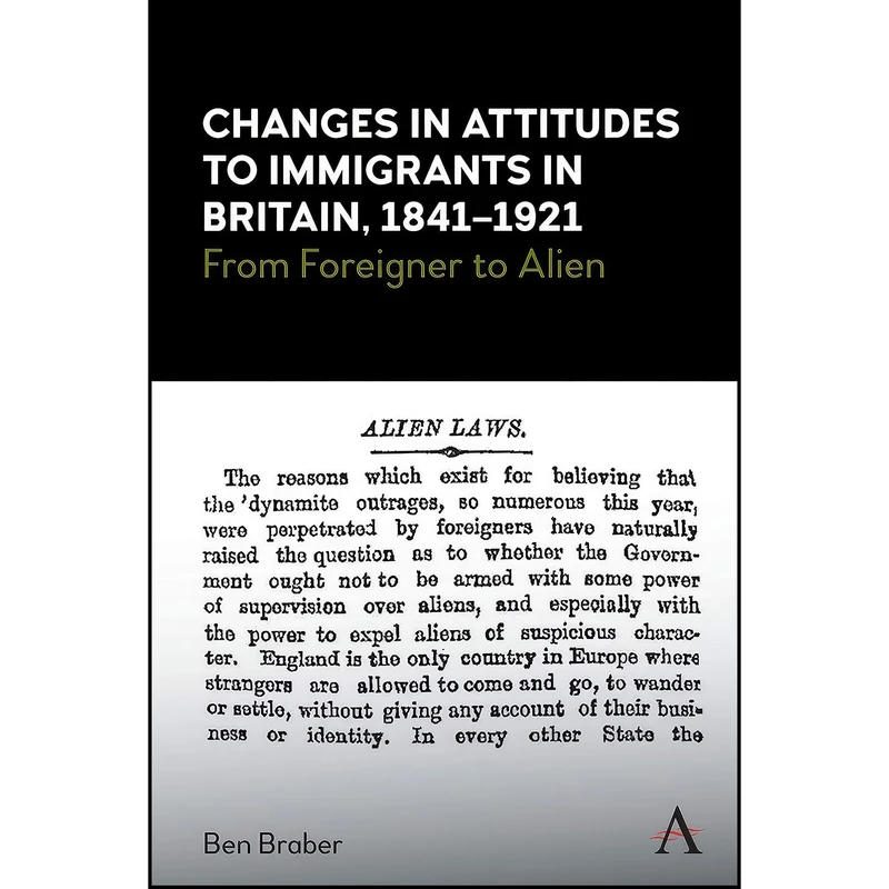 کتاب Changes in Attitudes to Immigrants in Britain, 1841-1921 اثر Ben Braber انتشارات Anthem Press