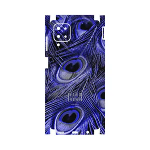 MAHOOT Purple Feather-FullSkin Cover Sticker for Samsung Galaxy M12