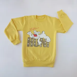 سویشرت دخترانه مدل خرس رنگ زرد
