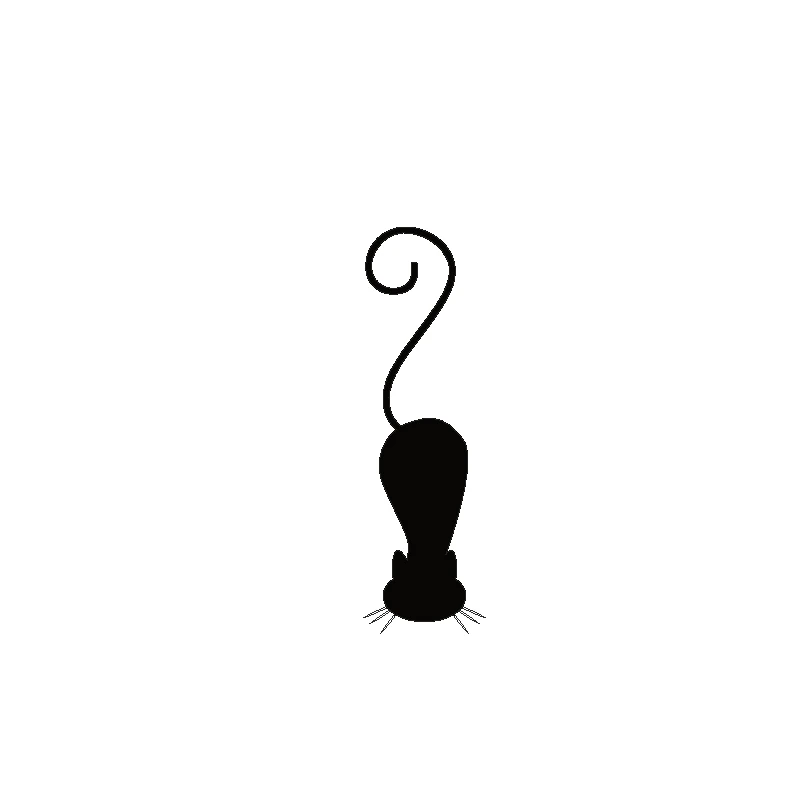 برچسب خودرو طرح گربه کد k5