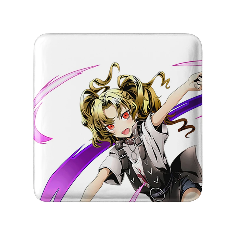 مگنت خندالو طرح یوزوکی انیمه گلوله سیاه مدل مربعی کد 35803